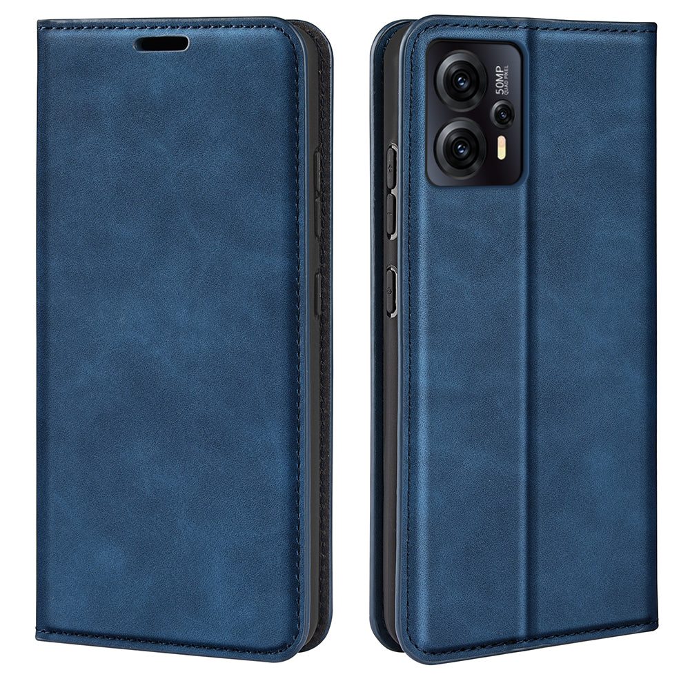 For Motorola Moto G13 4G Skin-touch Feeling PU Leather Wallet Cover Magnetic Auto-absorbed Folding Stand Phone Case For Motorola Moto G13 4G Skin-touch Feeling PU Leather Wallet Cover Magnetic Auto-absorbed Folding Stand Phone Case